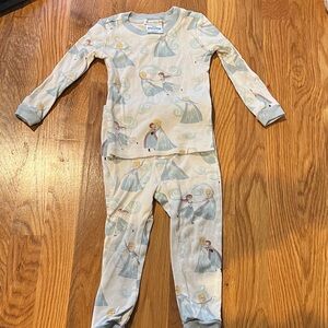 Pottery Barn Kids Pajama Set - Blue and Cream